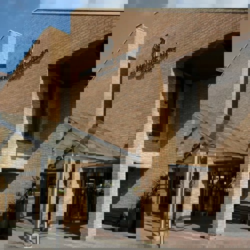 <p>Hotel Entrance</p>