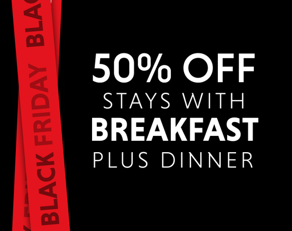 50% off stays with breakfast plus dinner